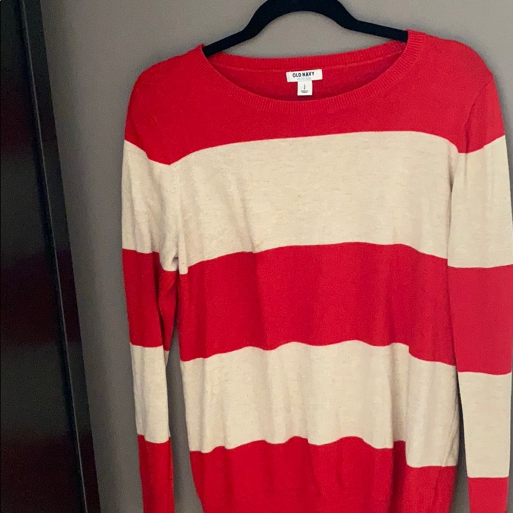 Red striped sweater